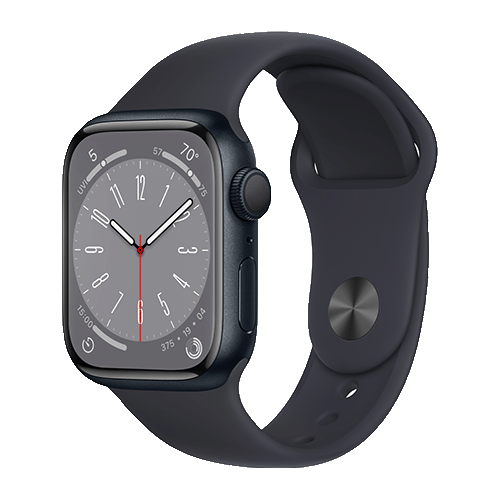 Apple watch 8 45mm middernacht t.w.v.